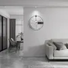Orologi da parete Orologio decorativo Soggiorno Arte Rotondo Pezzi unici per la casa Moderna Cucina bianca Batteria Decorazione camera nordica