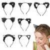 Dentelle oreilles de chat bandeau femmes filles cheveux cerceau décoration de fête Sexy belle Cosplay Halloween Costume cheveux accessoires GC18952513