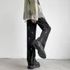 Men's Jeans 2023 Y2K Fashion Painting Baggy Kpop Pants For Men Clothing Ankle Zipper Straight Women Denim Trousers Pantalon Homme