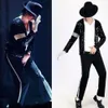 cosplay MJ Suit Michael Jackson Billie Jeans Kurtka dla dzieci Gloves Cosplay Children Clothing Cos Sets 2021 TSHIRTCOSPLAY