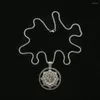 Ожерелья с подвесками Йога Ом Мандала Цветок лотоса Ювелирные изделия Будды Женское ожерелье Духовные аксессуары