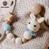 Autres alimentation pour bébé Faisons une chaîne de sucette 1pc Chaînes de dentition Crochet Lapin Panda Perles Clips en bois Bois Dentition Tiny Rod Enfants Dummy 231025