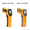 Strumenti di temperatura Termometro a infrarossi laser digitale senza contatto all'ingrosso Strumenti di temperatura -50-400 °C Pirometro Punto Ir Dhhtb