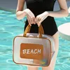 Duffel Bags Beach Dry Wet Mesh Transparent Swimming Bag Portable Travel Large Capacity Makeup Shoes Storage Pool Waterproof Handbag