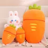 Bonecas de pelúcia coelho taiyaki brinquedos bonito morango porco coelhos recheado animal kawaii bebê plushies macio abraçando travesseiro meninas presentes 231025