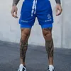 Men's Shorts 2 In 1 Running Men 2023 Gym Sport Man Double-deck Quick Dry Fitness Pants Jogging Sports 3 Pieces