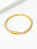 Link Bracelets Original Design Egg Shape White Zirconia Fashion Advanced Bracelet