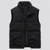 Gilet da uomo Gilet invernale in lana da uomo Giacca calda imbottita in cotone Cappotto senza maniche Colletto alla coreana Gilet Capispalla in velluto a coste Abbigliamento Oversize