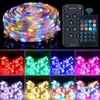 5m/10 LED Christmas Light Fairy String Intelligent Bluetooth Adresserbar Curtain Garden Feston Family 231025