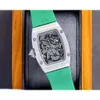 مصمم رائع النساء يشاهد السيدات rm07 الياقوت مرآة wrisrtwatches مع مربع wgpa الجودة عالية الجودة الحركة uhr rubber حزام مونتر الجليد Out Luxe