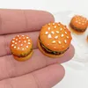 Mini moule alimentaire en résine pour Hamburger, accessoires de bijoux à faire soi-même, fausse décoration, 1222138
