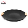 Camp Kitchen Widesea Frying Pan Non-stick Camping Grill Meat Plate BBQ Baking Fried Egg Tray Pancake Dish Cooking Outdoor Picnic Family Party 231025