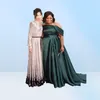 Vert foncé 2019 grande taille robes de bal sexy hors épaule robe de soirée longueur de plancher formelle robe d'invité robes de tapis rouge9749339