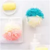 Bath Brushes, Sponges & Scrubbers Large Soft Bath Ball Shower Loofah Sponge Pouf Puff Mesh Foaming Skin Cleaner Cleaning Tools Spa Bod Dhsf1