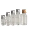 Parfüm Şişesi 100 PCS/Lot 5ml 10ml 20ml 30ml Gümüş Siyah Alüminyum Kapağı Pet Doldurulabilir Şişeler Mini Şişe İlaç Parfüm Konteynerleri 231024