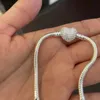 Boguła sprzedająca wysokiej jakości 925 srebrnego łańcucha węża bransoletki marka urok bransoletka pandor dla kobiet biżuteria 231025