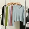 Women's Knits Women's Button Fashion Single Breasted Cardigan Casual Elegant Women Y2K Chic Holiday Korean Clothing Sweet Solid All