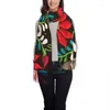 Abbigliamento etnico Stampato 3D personalizzato Messicano spagnolo Ricamo Fiori Sciarpa Uomo Donna Inverno Autunno Sciarpe calde Scialli tradizionali Involucri