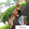 Christmas Decorations Creative Resin squirrel Garden decoration Home outdoor accessories Simulated animal ornaments fairy garden miniatures 231025