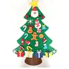 Decoraciones navideñas DIY Fieltro Árbol de Navidad Decoraciones navideñas para el hogar Adorno navideño Regalos navideños de Navidad Árbol del año de Papá Noel 231024