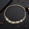 Earrings & Necklace Whole African Dubai Gold Bridal XO Jewelry Sets For Women Bracelet Wedding Crystal Heart-shaped212x