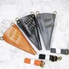 Hair Salon Fashion Personality 5 Pockets Triangle Hair Scissors Bag Hairdressing Holder Bag Barber Salon Pouch Waist Bag 30# 231025