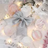 Décorations de Noël 18pcs boules d'arbre boule de Noël bulles créatives peinture pendentif boules fête de mariage festival décor 231025