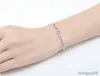 Bangle أصيلة S925 Sterling Silver Heart Banglet for Women Girl Lady Wedding Hildress R231025