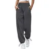 Damesbroek Capri Mode Baggy Joggingbroek voor Dames Elastische hoge taille Joggers Wijde pijpen Broek Herfst Winter 6 Kleuren Broek met zakken S-3Xl