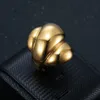 Band Rings Fashion Gold Color Large Rings for Women Party Jewelry 316L Stainless Steel Big Flowers Cocktail Anillos Mujer 231024