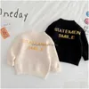 Pullover Halilo Toddler Girl Boy Sweater Sweater Blover للجنسين Spring Autumn Kids Long Sleeve Tops Kids Clothing Y1024 Drop Deli DHU4H