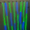 Christmas Decorations DC5V 12V 30mm Pitch Addressable RGB Smart LED PebbleSeed Matrix Curtain Lights 100LEDs Long by 10 Clusters IP67 231025