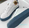 Designer sports shoes casual women's sports fashion white shoes breathable lightweight thick sole wavy pattern size