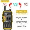 Walkie Talkie Baofeng UV S9 Plus V2 10W potężny Walkie Talkie USB Charger 16 KM Długie zasięg Podwójny zespół Transceiver UV 5R Dwuay Radio 231024