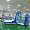 Hermosa tienda de campaña inflable con cúpula de burbujas para exteriores, 6m, 20 pies de diámetro, con soplador, casa de burbujas transparente completa de fábrica