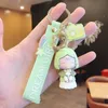 Bubble blowing little girl cartoon cute doll keychain cute doll car bag pendant doll machine gift