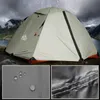 Tents and Shelters Hewolf 1595 Outdoor Double Layer Ultralight Aluminum Pole Waterproof Windproof Camping Tent 2.51KG Beach Barraca 231024