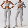 Active Set Women Two Pieces Fitness Yoga Set High Impact Buttery Soft Gym Suit andas Dreable Dry Workout Sportwear Clothes