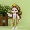 Куклы 16 см Bjd куклы 112 Мини BJD игрушки 13 суставов подвижные милые надутые куклы модная принцесса DIY одеваются игрушки для девочек подарок на день рождения 231024