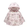 Jacken Kruleepo Kinder Kinder Herbst Winter Floral Steppmantel Daunenjacke Baby Mädchen Jungen Warme Kapuzenknopf Oberbekleidung Kleidung