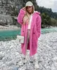 Pelliccia da donna Pelliccia sintetica Lunga Donna Teddy Bear Giacca invernale Spessa Cappotto caldo Capispalla oversize Soprabito Donna Cappotti di pelliccia di lana di agnello finto 231024