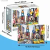 Pussel 1000st New York Times Square Puzzle Creative Paper Decoration Gift City Mönster Barnens dekomprimering Intelligens Toysl231025