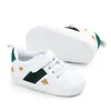 Baby Shoes Newborn Boys Girls Heart Star First Walkers Crib Shoes Kids Lace Up PU Sneakers Prewalker Sneakers