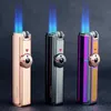 Lighters Jobon No Gastorch Lighter Poffenty Three Strireat Blue Flame Grinding Wheel Windproof Ciger Turbo Spray Gun Men's Gadgets