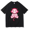 メンズTシャツヤングボーイは再び壊れたヒップスターTシャツ漫画アニメTシャツ地獄モンキースーパークールな男性TシャツHARAJUKU G239B