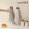 Kitchen Storage 1-10PCS Towel Plug Holder Creative Punch Free Bathroom Organizer Rack Towels Wash Cloth Clip