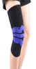 2PC Kompresyjna siłownia fitness podkładka kolanowa Rękawica oddychająca oddychająca nogawka Protektor silikonowy
