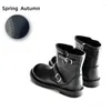 Boots Autumn Winter Genuine Leather Children's Riding Warm Short Plush Soft Cowhide Boys And Girl's Snow Knight