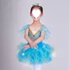 Abbigliamento da palcoscenico Vestito da spettacolo di balletto per bambini Ragazze Squisita bellissima danza Principessa Garza Tutu Abito da ballo Pettiskirt