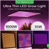 Fl Spectrum Grow Light 1000W Leds Panel Plant Verlichting Ac85-265V Indoor Groei Bloemen Led Kruidachtige Planten Tent Lampen Drop levering